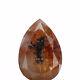 Salt and Pepper Diamond Natural Brown Pear Cut Loose Diamond for Ring 0.58 Ct