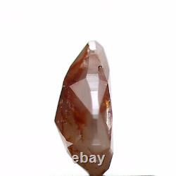 Salt and Pepper Diamond Natural Brown Pear Cut Loose Diamond for Ring 0.58 Ct