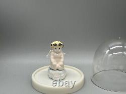 Sandy SRP Miniature Salt And Pepper shaker Angel With Dome