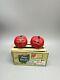 Sandy SRP Miniature Salt And Pepper shakers Anthropomorphic Tomatoes