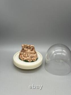 Sandy SRP Miniature Salt And Pepper shakers Mount Rushmore And With Dome