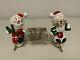 Santa and Mrs Claus NOEL Napkin Holder Salt & Pepper Shaker Set