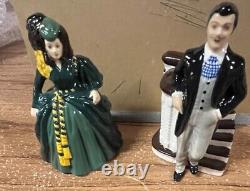 Scarlett and Rhett Salt and Pepper Shakers (Small versions of the cookie jars)