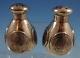 Shreve Sterling Silver Salt and Pepper Shakers 2pc Set with Coins (#1472)