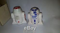 Sigma Ceramic Star Wars R2D2 SALT & PEPPER Made in Japan ROTJ Ultra Rare NIB NOS