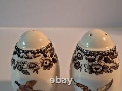 Spode Woodland 3 Pheasant Salt/Pepper Shakers, Rare