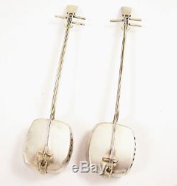Sterling Silver 950 Salt & Pepper Shakers Japanese Shamisen Musical Instruments