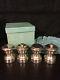 Tiffany & Co. Sterling Silver 2 Set Of Salt And Pepper Grinder Orig. Bags & Box