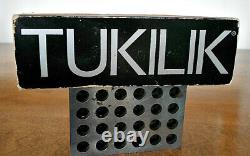 TUKILIK Mid Century Modern Lucite SALT & PEPPER Shakers NEW IN BOX EXPO'67
