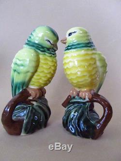 TWIRP & CHIRP LOVEBIRDS Salt and Pepper Shakers CERAMIC ARTS STUDIO 1952