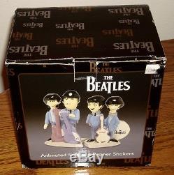 The Beatles Animated Salt And Pepper Shakers New In Box! Apple Corps