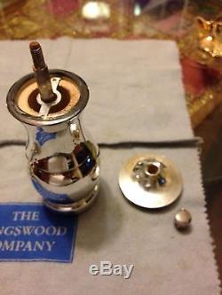 Tiffany & CO LARGE STERLING SILVER SALT AND PEPPER MILL/SHAKER