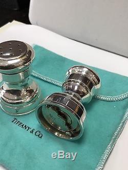 Tiffany & Co Salt and Pepper sterling Silver set Excellent Condition