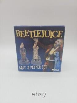 Tim Burtons Vintage Beetlejuice Salt + Pepper Ceramic Shaker Set By Neca NIB