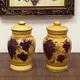 Tuscany Grape Salt & Pepper Shakers Set Ack New