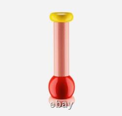 Twergi Alessi salt pepper spice grinder pink Design Ettore SOTTSASS New in box