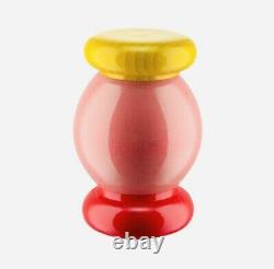 Twergi Alessi salt pepper spice grinder pink Design Ettore SOTTSASS New in box