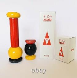 Twergi Alessi salt pepper spice grinder red Design Ettore SOTTSASS New in box
