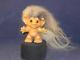 VHTF 3.5 VTG DAM TAILED TROLL WithSWIVEL HEAD, NEW SALT & PEPPER HAIR u521