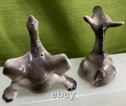 VINTAGE Ceramic Arts Studio Donkey Democrat Elephant Republican Salt & Pepper