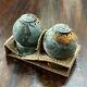 VTG Solid Copper Salt And Pepper Shaker Set Salt Lake City Utah Coins RARE