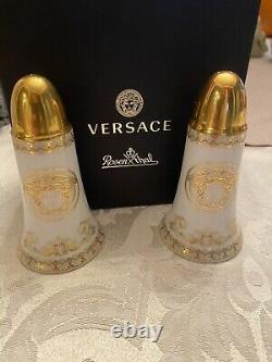 Versace salt and pepper shakers