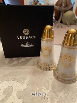 Versace salt and pepper shakers