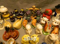 Very Large Lot of Vintage Salt and Pepper Shakers Sets Plus Singles