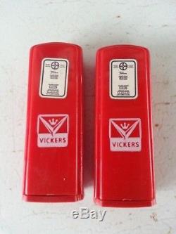 Vickers Gasoline Gas Pump Salt and Pepper Shakers