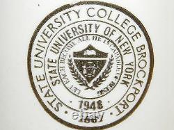 Vintage 1948 State University College Brockport Suny Ny Salt & Pepper Shakers