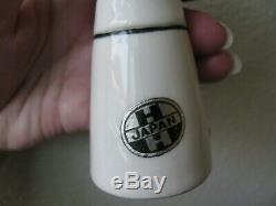 Vintage 1960 Howard Holt Sailor Salt Pepper Shakers Labels Stickers