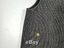 Vintage 30s/40s Brown's Beach Cloth Jacket Salt and Pepper Vest Wool Snap sz M/L