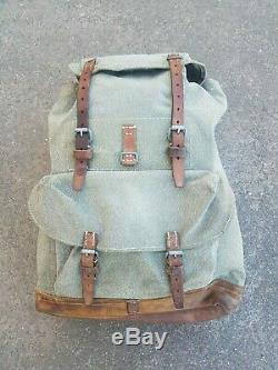 Vintage'57 Swiss Salt & Pepper Backpack- Large