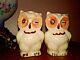 Vintage Antique OWL Salt and Pepper Shakers from Japan