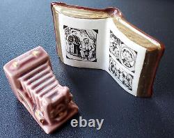 Vintage Arcadia Miniature Salt & Pepper Shakers Camera and Photo Book