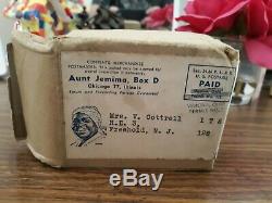 Vintage Black Americana Aunt Jemima And Uncle Moses Salt & Pepper Set. In Box