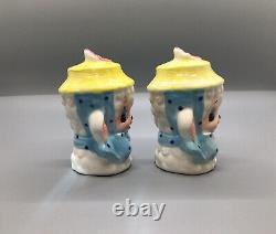 Vintage Brinnco Japan Anthropomorphic Lambs Salt And Pepper Shakers Excellent