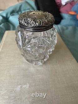 Vintage Crystal Salt And pepper Shaker