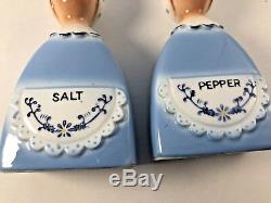 Vintage Davar Kitchen Lady Ladies Salt Pepper Shakers 7