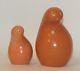 Vintage Eva Zeisel Town & Country Peach Salt & Pepper Shakers By Redwing