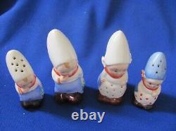 Vintage German Pottery Goebel Bonnet Figurines Salt And Pepper Shakers 2 Pairs