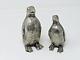Vintage Gucci Penguin Salt Pepper Shakers Silver Plate Over Pewter Italy