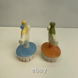 Vintage Holt Howard Grant Howard Pixieware Pixie Flirting Salt & Pepper Shakers