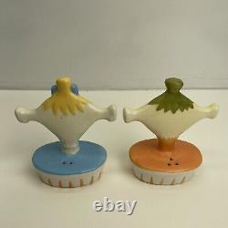 Vintage Holt Howard Grant Howard Pixieware Pixie Flirting Salt & Pepper Shakers