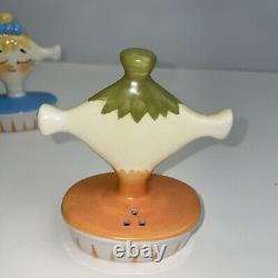 Vintage Holt Howard Grant Howard Pixieware Pixie Flirting Salt & Pepper Shakers