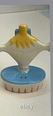 Vintage Holt Howard Grant Howard Pixieware Pixie Flirting Salt & Pepper Shakers