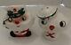 Vintage Holt Howard S. S. NOEL SANTA and SNOWMAN SAILOR Salt and Pepper Shakers