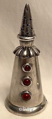 Vintage Jean Roggio for Roux Marquiand Silver Metal Art Deco Clown Salt & Pepper