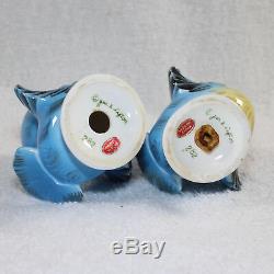 Vintage Lefton Bluebird Salt and Pepper Shakers Blue Bird 1950s