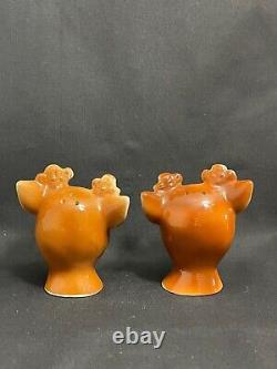 Vintage Lefton Rudolph the Red Nosed Reindeer Salt and Pepper Shakers